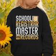School Registrar Appreciation Back To School Registrar Graphic Toddler Sweatshirt