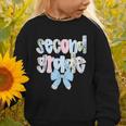 Second Grade Coquette Bow Pencil First Day Back To School Graphic Toddler Sweatshirt