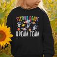 Second Grade Dream Team Astronaut 2nd Grade Back To School Graphic Toddler Sweatshirt
