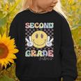 Second Grade Vibes Smile Face 2nd Grade Team Back To School Graphic Toddler Sweatshirt Second Grade Vibes Smile Face 2nd Grade Team Back To School Graphic Toddler Sweatshirt