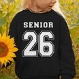 Senior 26 Class Of 2026 Front Back Grad Back To School Graphic Toddler Sweatshirt