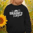Sharks Volleyball Back To School Spirit Graphic Toddler Sweatshirt Sharks Volleyball Back To School Spirit Graphic Toddler Sweatshirt