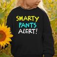 Smarty Pants Alert Nerd & Kids Back To School Graphic Toddler Sweatshirt