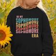In My Sophomore Era High School 10th Grade Back To School Graphic Toddler Sweatshirt