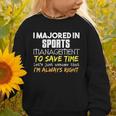 Sports Management Major For Back To School Graphic Toddler Sweatshirt Sports Management Major For Back To School Graphic Toddler Sweatshirt