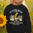 Stay Sharp Parent Liaison Back To School Pencil Graphic Toddler Sweatshirt