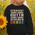Straight Outta Seventh Grade Graduation Fun Back To School Graphic Toddler Sweatshirt Straight Outta Seventh Grade Graduation Fun Back To School Graphic Toddler Sweatshirt