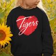 Tigers Heart Back To School Spirit R Graphic Toddler Sweatshirt Tigers Heart Back To School Spirit R Graphic Toddler Sweatshirt