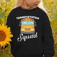 Transportation Squad Back To School Bus Driver Monitor Aide Graphic Toddler Sweatshirt Transportation Squad Back To School Bus Driver Monitor Aide Graphic Toddler Sweatshirt