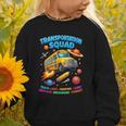 Transportation Squad School Bus Back To School Retro Graphic Toddler Sweatshirt Transportation Squad School Bus Back To School Retro Graphic Toddler Sweatshirt
