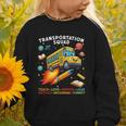 Transportation Squad School Bus Driver Back To School Graphic Toddler Sweatshirt Transportation Squad School Bus Driver Back To School Graphic Toddler Sweatshirt