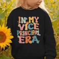In My Vice Principal Era Groovy Back To School VicePrincipal Graphic Toddler Sweatshirt In My Vice Principal Era Groovy Back To School VicePrincipal Graphic Toddler Sweatshirt