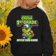 Video GameRex Dinosaur 1st Grade Back To School Boy Graphic Toddler Sweatshirt Video GameRex Dinosaur 1st Grade Back To School Boy Graphic Toddler Sweatshirt