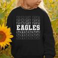 Vintage Eagles High School Go Eagles Pride Back To School Graphic Toddler Sweatshirt Vintage Eagles High School Go Eagles Pride Back To School Graphic Toddler Sweatshirt