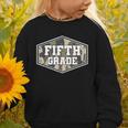 Vintage Fifth Grade Old Camo Back To School Boys 5th Grade Graphic Toddler Sweatshirt Vintage Fifth Grade Old Camo Back To School Boys 5th Grade Graphic Toddler Sweatshirt