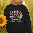 Watch Out Pre-Kindergarten Here I Come Back To School Pre-K Graphic Toddler Sweatshirt Watch Out Pre-Kindergarten Here I Come Back To School Pre-K Graphic Toddler Sweatshirt