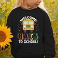 Welcome Back To School Bus Driver First Day Of School Graphic Toddler Sweatshirt Welcome Back To School Bus Driver First Day Of School Graphic Toddler Sweatshirt