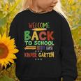 Welcome Back To School Kinder Garten First Day Of School Kid Graphic Toddler Sweatshirt Welcome Back To School Kinder Garten First Day Of School Kid Graphic Toddler Sweatshirt