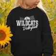 Wildcats Volleyball Back To School Spirit Graphic Toddler Sweatshirt