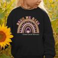 Women's Bruh We Back To School Social Worker Leopard Rainbow Graphic Toddler Sweatshirt Women's Bruh We Back To School Social Worker Leopard Rainbow Graphic Toddler Sweatshirt