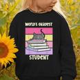 World's Okayest Student Fun Back To School & New Term Graphic Toddler Sweatshirt World's Okayest Student Fun Back To School & New Term Graphic Toddler Sweatshirt