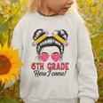 6th Grade Here I Come Messy Bun Hair Back To School Girls Graphic Toddler Sweatshirt 6th Grade Here I Come Messy Bun Hair Back To School Girls Graphic Toddler Sweatshirt