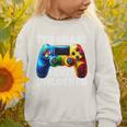 7th Grade Level Unlocked Back To School Gamer Boys Girls Graphic Toddler Sweatshirt