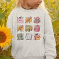 Back To School Coquette Bow First Day Of School Toddler Girl Graphic Toddler Sweatshirt