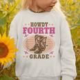Back To School Howdy Fourth Grade Girls Graphic Toddler Sweatshirt Back To School Howdy Fourth Grade Girls Graphic Toddler Sweatshirt