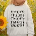 Biblical Alphabet Religious Christian Kids Back To School Graphic Toddler Sweatshirt