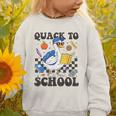 Boys Kid Back To School Goose Quackers Quack To School Graphic Toddler Sweatshirt Boys Kid Back To School Goose Quackers Quack To School Graphic Toddler Sweatshirt