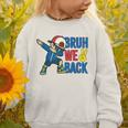 Bruh We Back To School Dabbing First Day Of School Graphic Toddler Sweatshirt