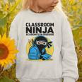 Classroom Ninja Academics In Disguise Back To School Student Graphic Toddler Sweatshirt