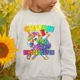 Crush Kindergarten Dabbing Unicorn Back To School Girls Performance Graphic Toddler Sweatshirt