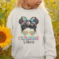 Fifth Grade Vibes Messy Hair Bun Girl Back To School 5th Graphic Toddler Sweatshirt Fifth Grade Vibes Messy Hair Bun Girl Back To School 5th Graphic Toddler Sweatshirt