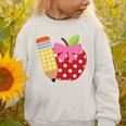 Girls Back To School Apple Toddler First Day Of Preschool Graphic Toddler Sweatshirt Girls Back To School Apple Toddler First Day Of Preschool Graphic Toddler Sweatshirt