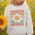 Groovy School Counselor Cute Daisy Flower Back To School Graphic Toddler Sweatshirt Groovy School Counselor Cute Daisy Flower Back To School Graphic Toddler Sweatshirt