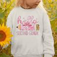 Hello Second Grade Pencil Tie Dye Coquette Back To School Graphic Toddler Sweatshirt Hello Second Grade Pencil Tie Dye Coquette Back To School Graphic Toddler Sweatshirt