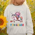 I'm Ready To Axolotl Questions In 7th Grade Back To School Premium Tri-Blend Graphic Toddler Sweatshirt