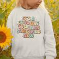 It's A Good Day To Learn Something New Retro Back To School Premium Tri-Blend Graphic Toddler Sweatshirt It's A Good Day To Learn Something New Retro Back To School Premium Tri-Blend Graphic Toddler Sweatshirt
