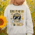 Kindergarten Camo Camouflage Smile Face Back To School Kids Graphic Toddler Sweatshirt