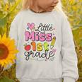 Little Miss 1st Grade Back To School Cute First Grade Girls Graphic Toddler Sweatshirt Little Miss 1st Grade Back To School Cute First Grade Girls Graphic Toddler Sweatshirt