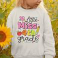 Little Miss 4th Grade Back To School Cute Fourth Grade Girls Graphic Toddler Sweatshirt Little Miss 4th Grade Back To School Cute Fourth Grade Girls Graphic Toddler Sweatshirt