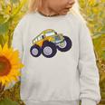 Monster Truck School Bus Yellow Back To School Kids Toddler Graphic Toddler Sweatshirt
