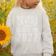 Officially A Senior Future Class Of 2027 Back To School Graphic Toddler Sweatshirt