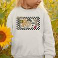 Retro Checkered Back To School Pre K Dude Cute Kid Preschool Graphic Toddler Sweatshirt Retro Checkered Back To School Pre K Dude Cute Kid Preschool Graphic Toddler Sweatshirt