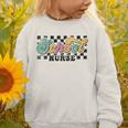 Retro Checkered School Nurse Squad Back To School Graduation Graphic Toddler Sweatshirt Retro Checkered School Nurse Squad Back To School Graduation Graphic Toddler Sweatshirt