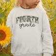 Retro Fourth Grade Camo Back To School Girls Boys 4th Grade Graphic Toddler Sweatshirt Retro Fourth Grade Camo Back To School Girls Boys 4th Grade Graphic Toddler Sweatshirt