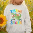 Roaring Into 3rd Grade Back To School Dinosaurus T-Rex Premium Tri-Blend Graphic Toddler Sweatshirt Roaring Into 3rd Grade Back To School Dinosaurus T-Rex Premium Tri-Blend Graphic Toddler Sweatshirt
