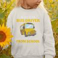 School Bus Driver Kindness Humor Back To School Quote Premium Tri-Blend Graphic Toddler Sweatshirt